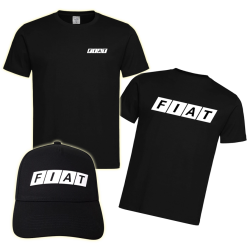 FIAT - heren cap met T-shirt