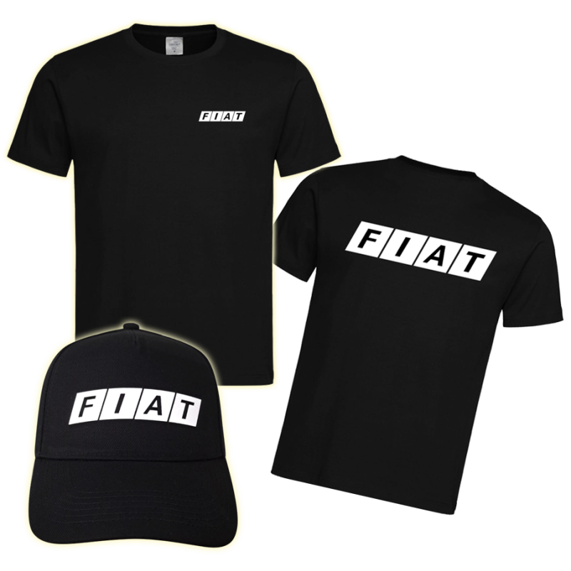 FIAT - heren cap met T-shirt