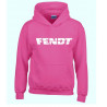 Fendt Sweater Hooded Pink Volw