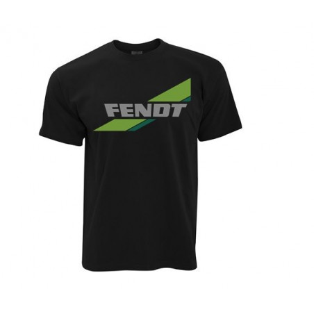 Fendt T-shirt Volw Oud Logo Zwart