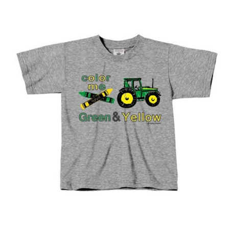 T-shirt Color me Green & Yellow