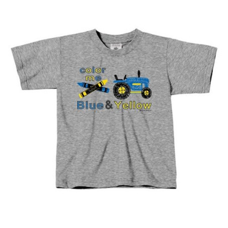 T-shirt Color me Blue & Yellow