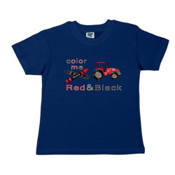 T-shirt Color me Black & Red
