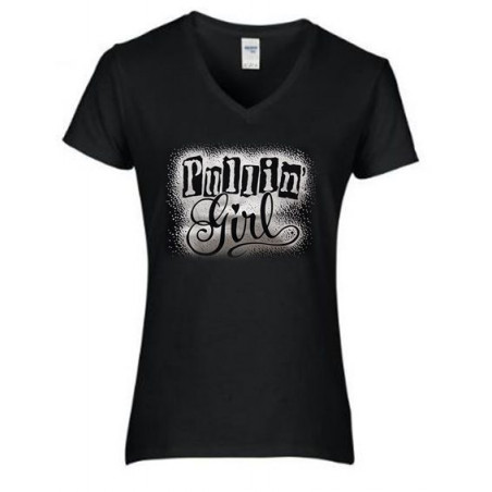 Dames T-shirt met korte mouw Pullin' Girl