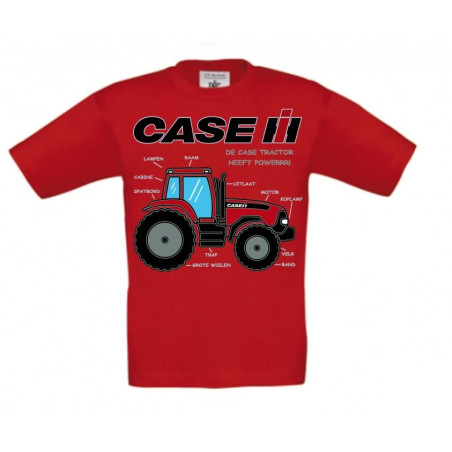 Case T-shirt "Tractor heeft Power"